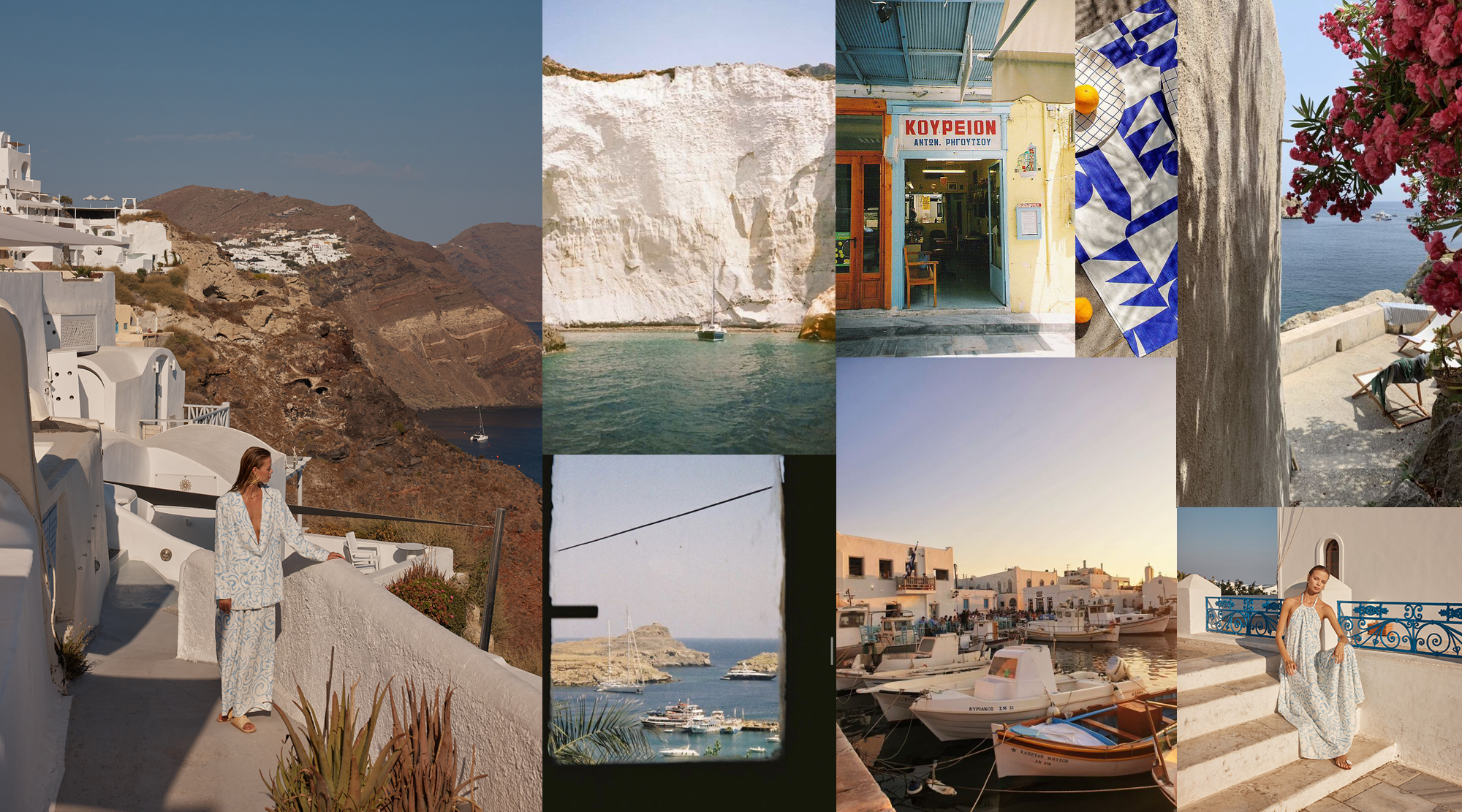 Where To: Greece Travel Mood Board