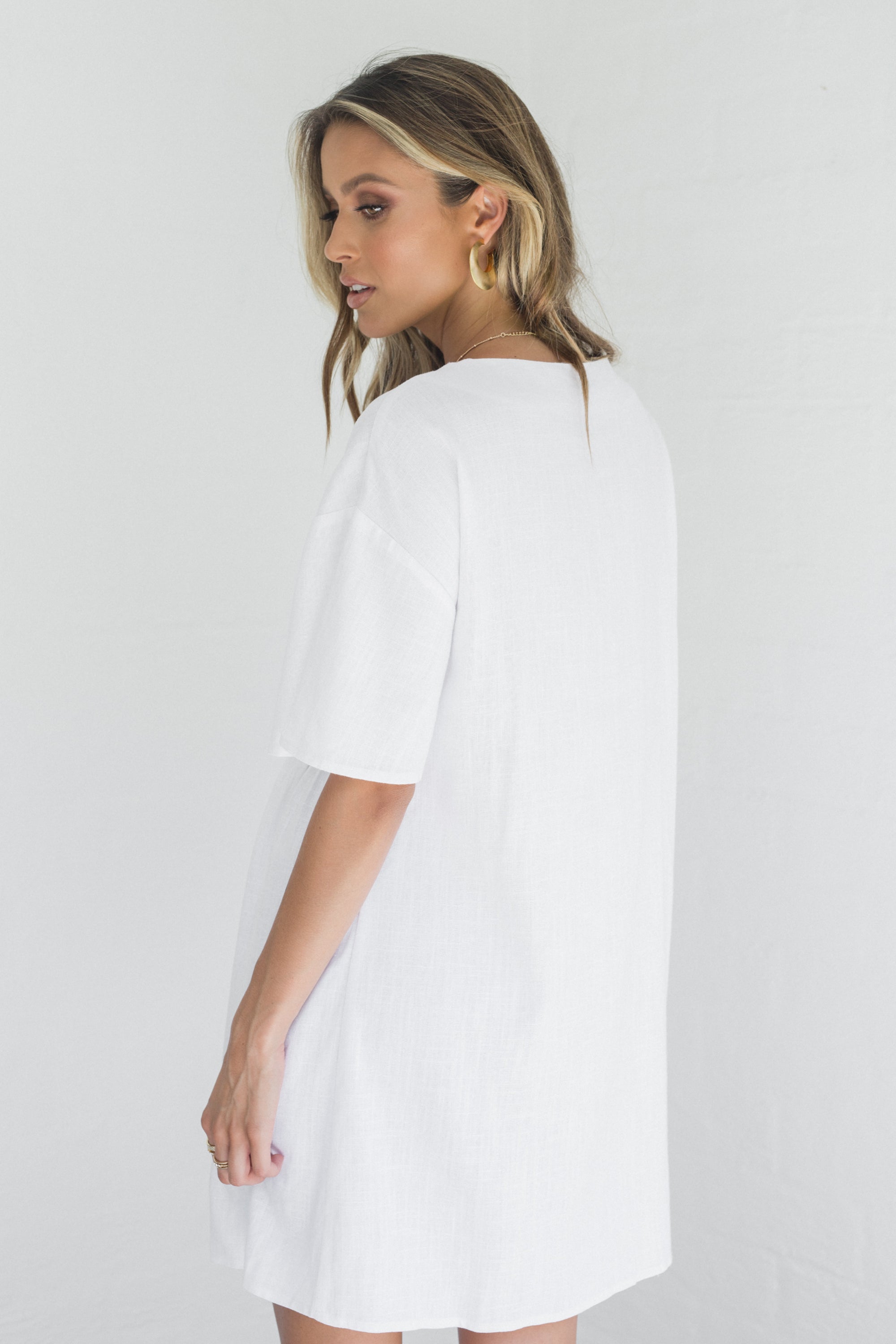HAMMOCK DRESS - WHITE