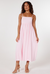 KARLA MIDI DRESS - LIGHT PINK