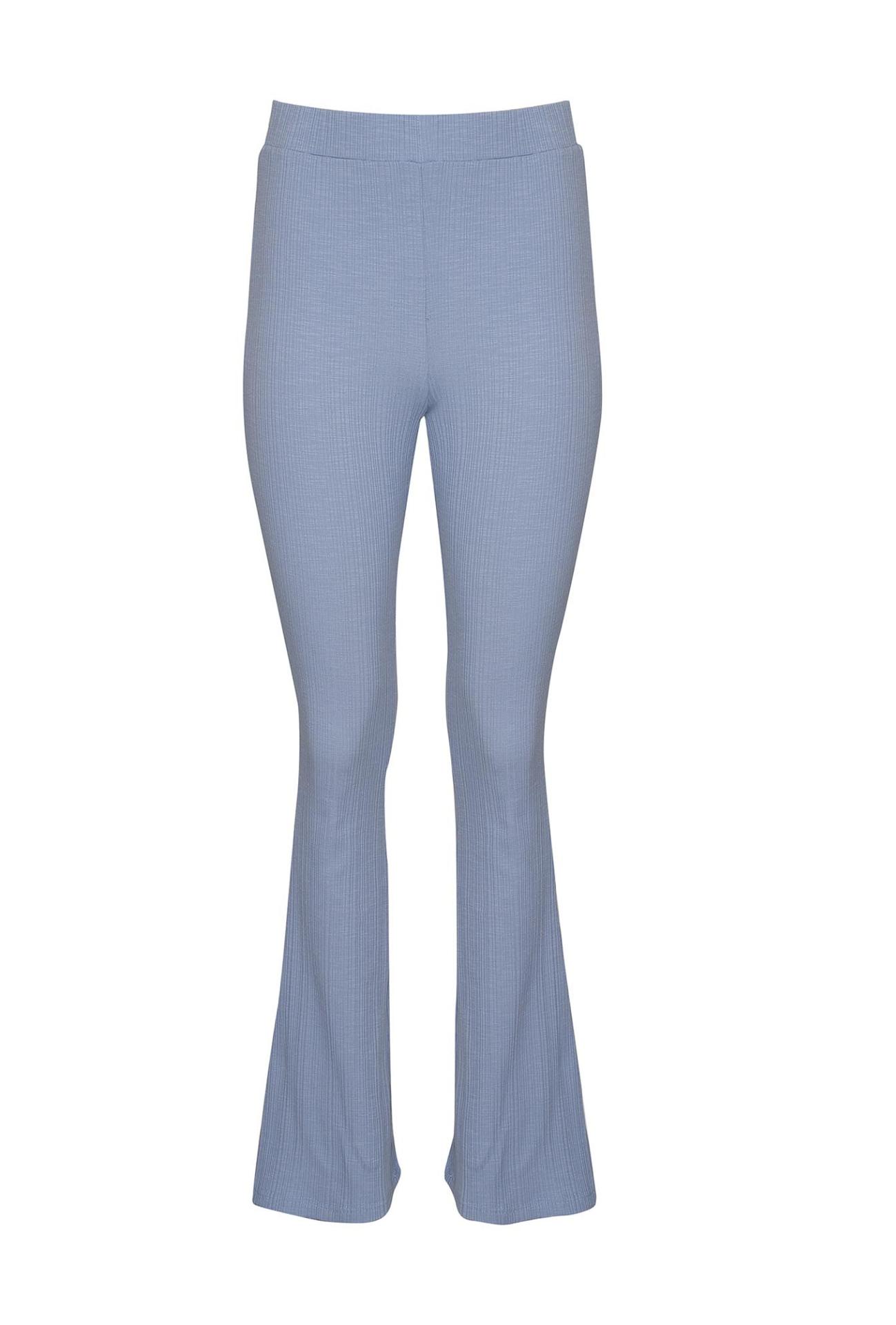 SOPHIE FLARED PANTS - DUSTY BLUE