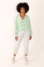 BUTTON UP CARDI - GREEN