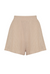 COMO SHORTS-BEIGE WAFFLE