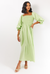 PAROS DRESS-APPLE GREEN