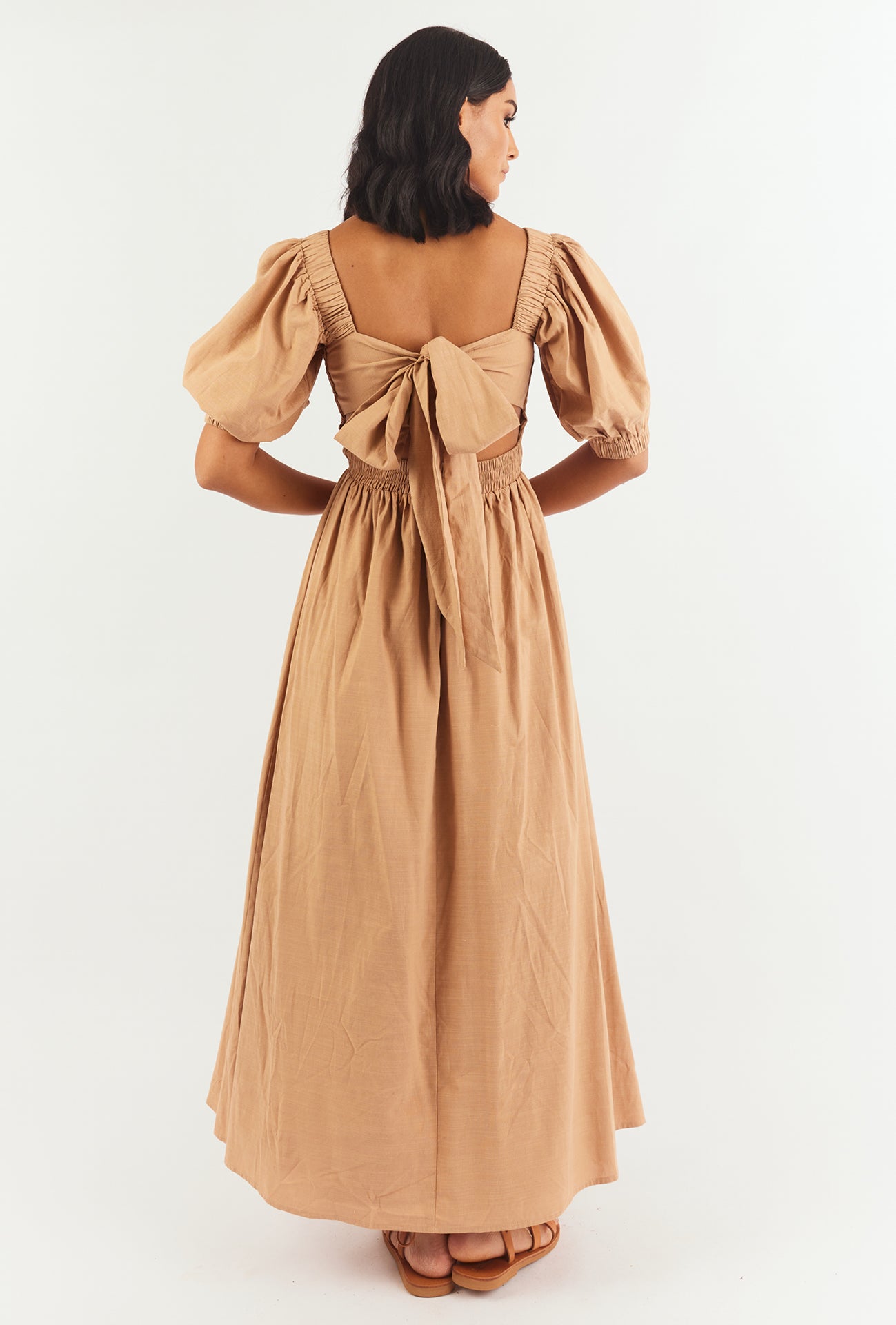 MALENA MAXI DRESS - SAND