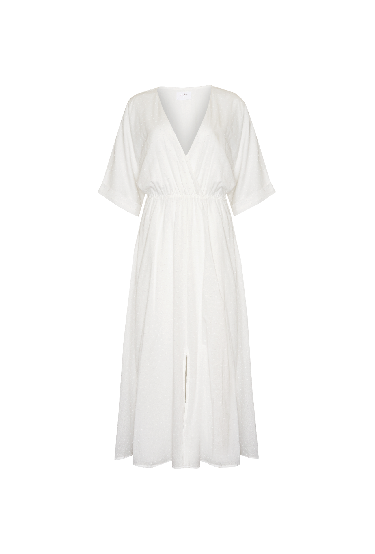 MARCY MAXI DRESS - WHITE SPOT